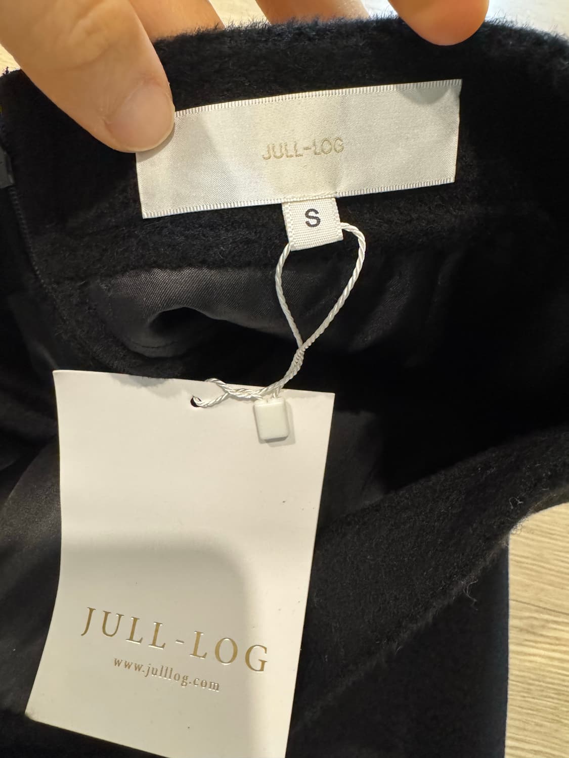 새상품 jull log 줄로그 울 캐시 스커트 상품이미지2