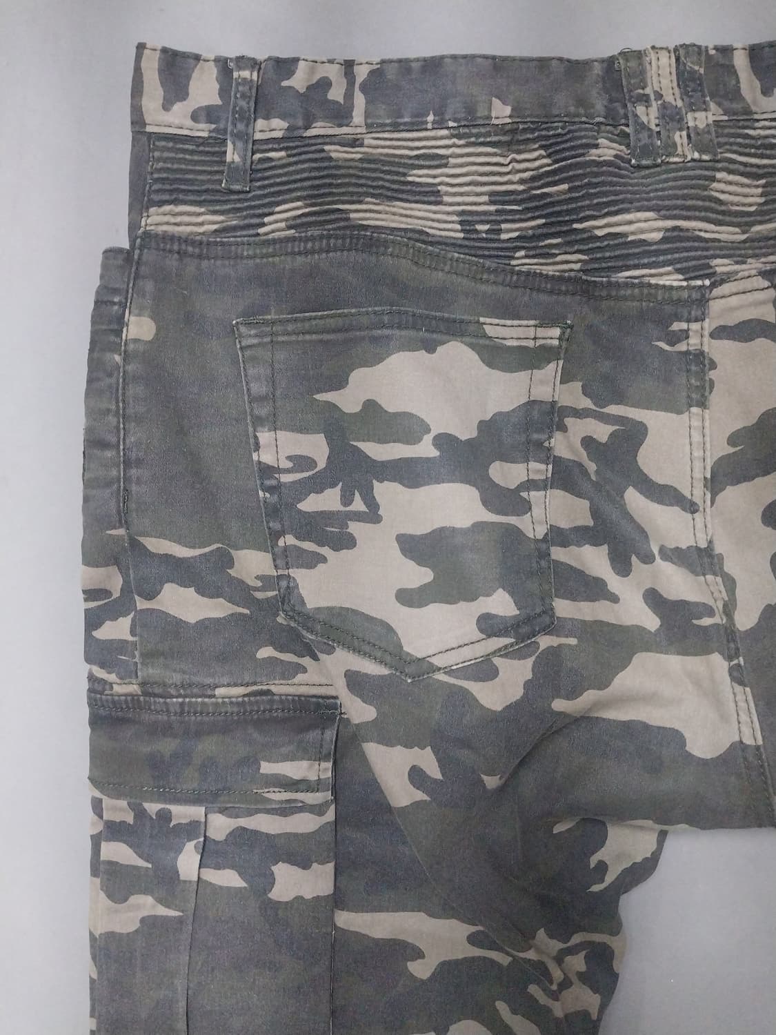 [40] 발망 밀리터리 카모플라쥬 바이커 카고 팬츠 상품이미지8