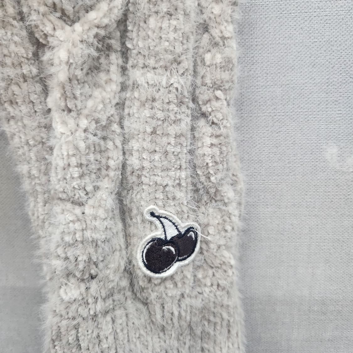 키르시 로고 케이블 크롭 니트 1(M) 상품이미지3