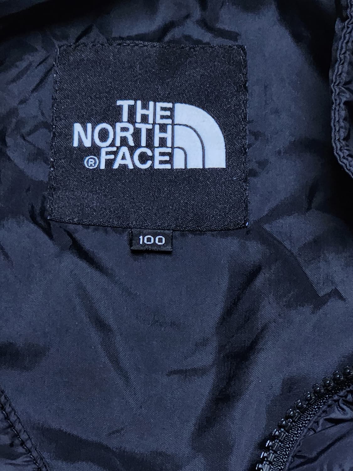 노스페이스 바람막이 점퍼 블랙 100 상품이미지4