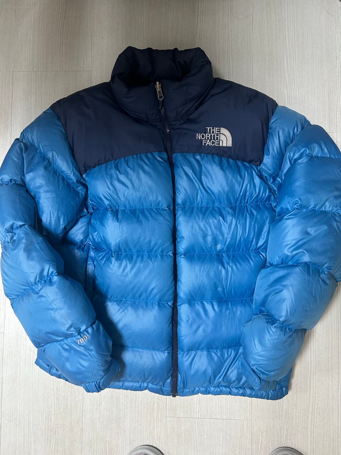 노스페이스 눕시 패딩 블루 M 상품이미지1