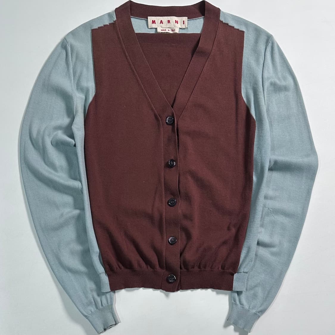 마르니 투톤 코튼 가디건 상품이미지1