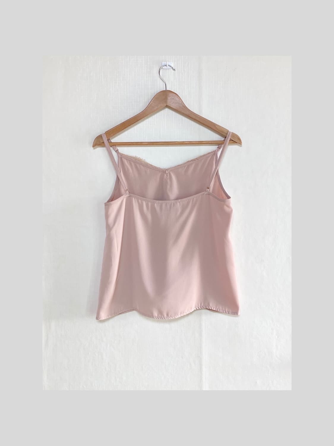 Powder Pink Lace Slip Top 상품이미지2