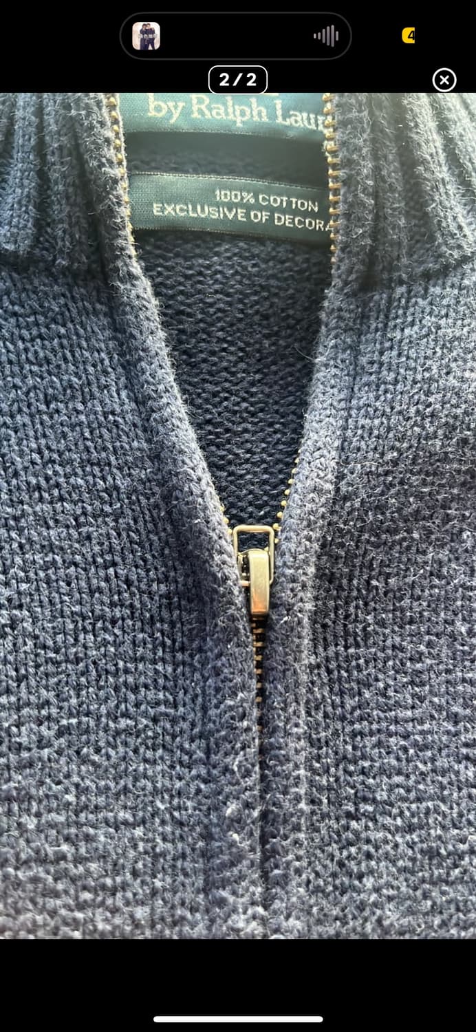 빅포니 니트집업  상품이미지2