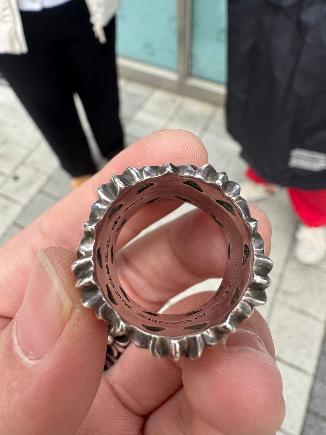 정품 크롬하츠 세메터리링 us9 상품이미지3