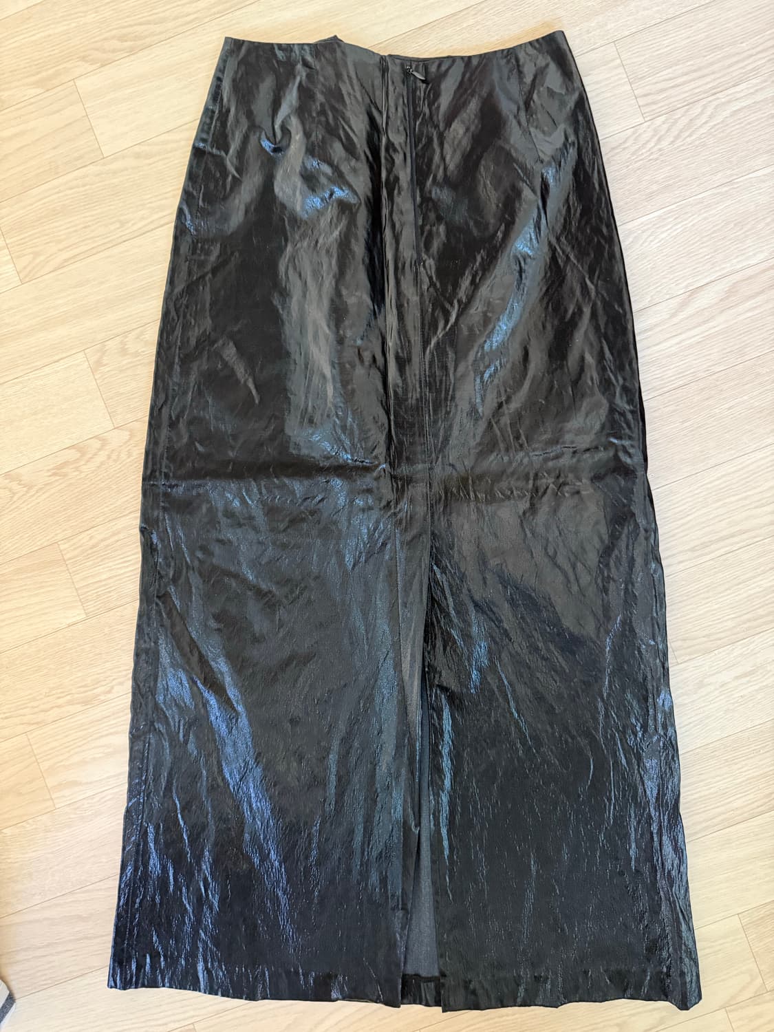 낫띵에브리띵 맥시 슬릿 스커트 블랙 상품이미지6