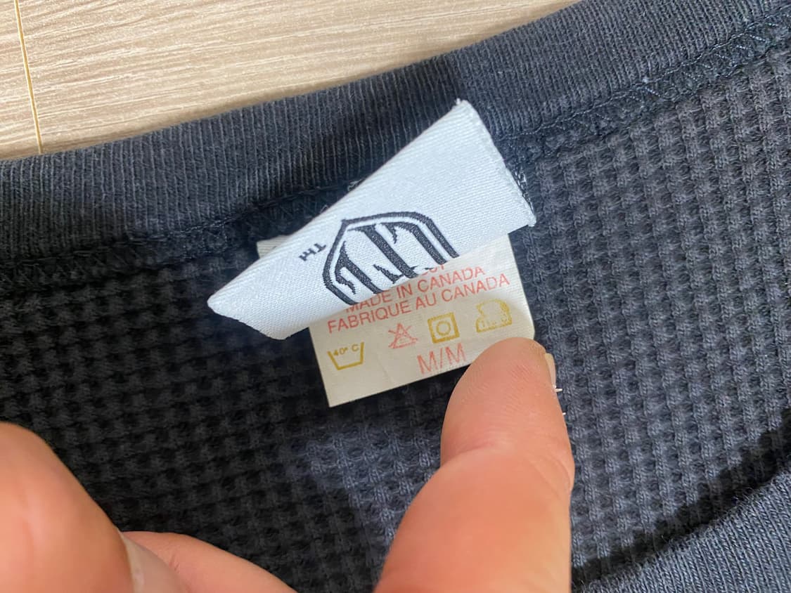 90s OG 웨스트코스트챠퍼스 써멀 니트 블랙 상품이미지7