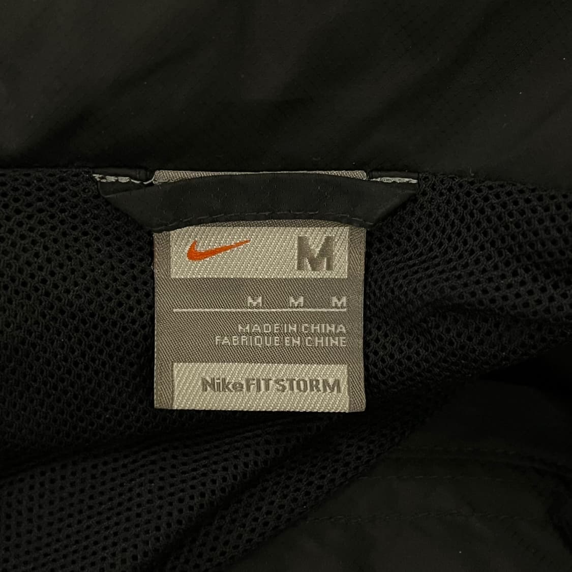 [정품/M] 나이키 블랙 윈드러너 바람막이 블루 로고 b14 상품이미지6
