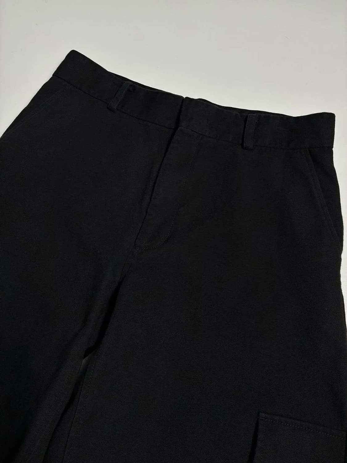 렉토 RECTO 22FW 블랙 보트 코튼 반바지 R2201 상품이미지2