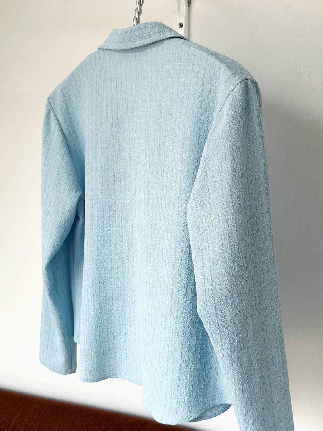 Design volume fabric zip easy shirket 상품이미지4