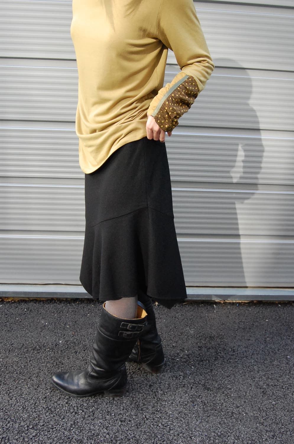 Coup de chance  unbalance wool skirt 상품이미지1