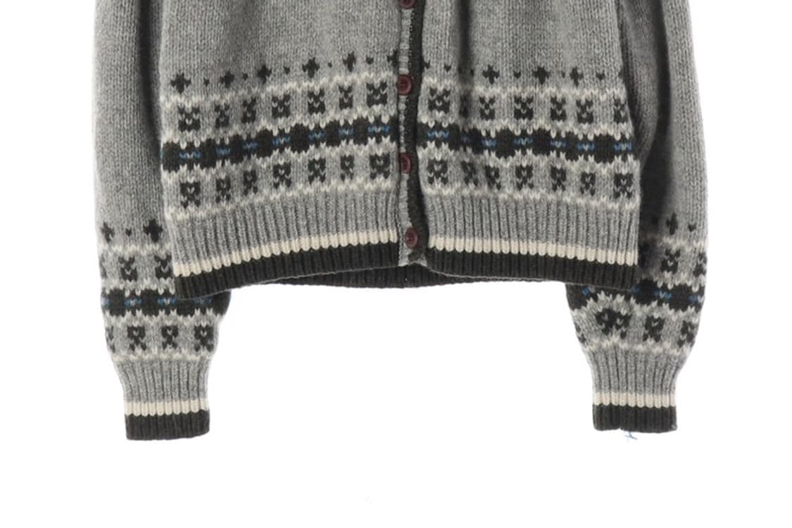 URAGO 울100 노르딕 페어아일 후드 니트 가디건 상품이미지4