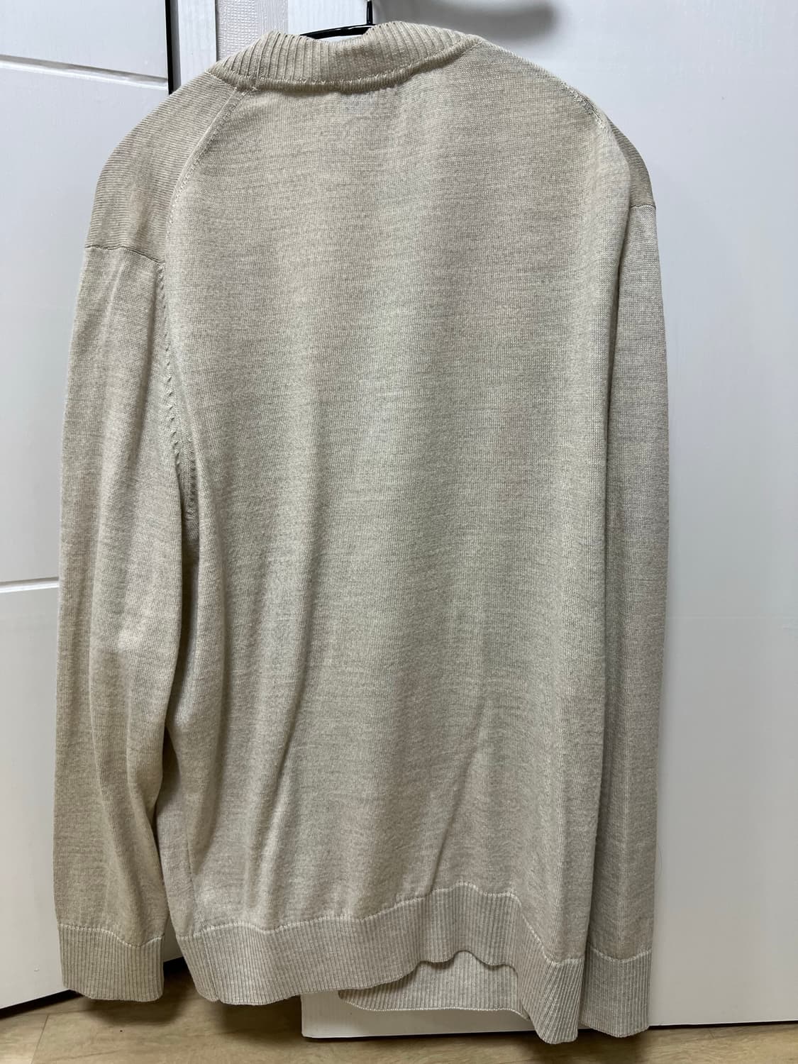 메종키츠네 메리노울 가디건 아이보리 상품이미지3