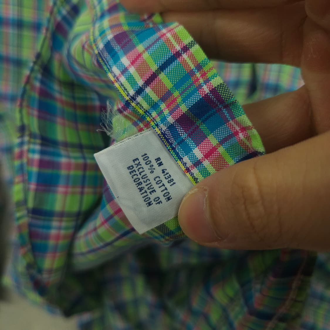 폴로 랄프 로렌 신형 체크 셔츠 XXL 상품이미지6