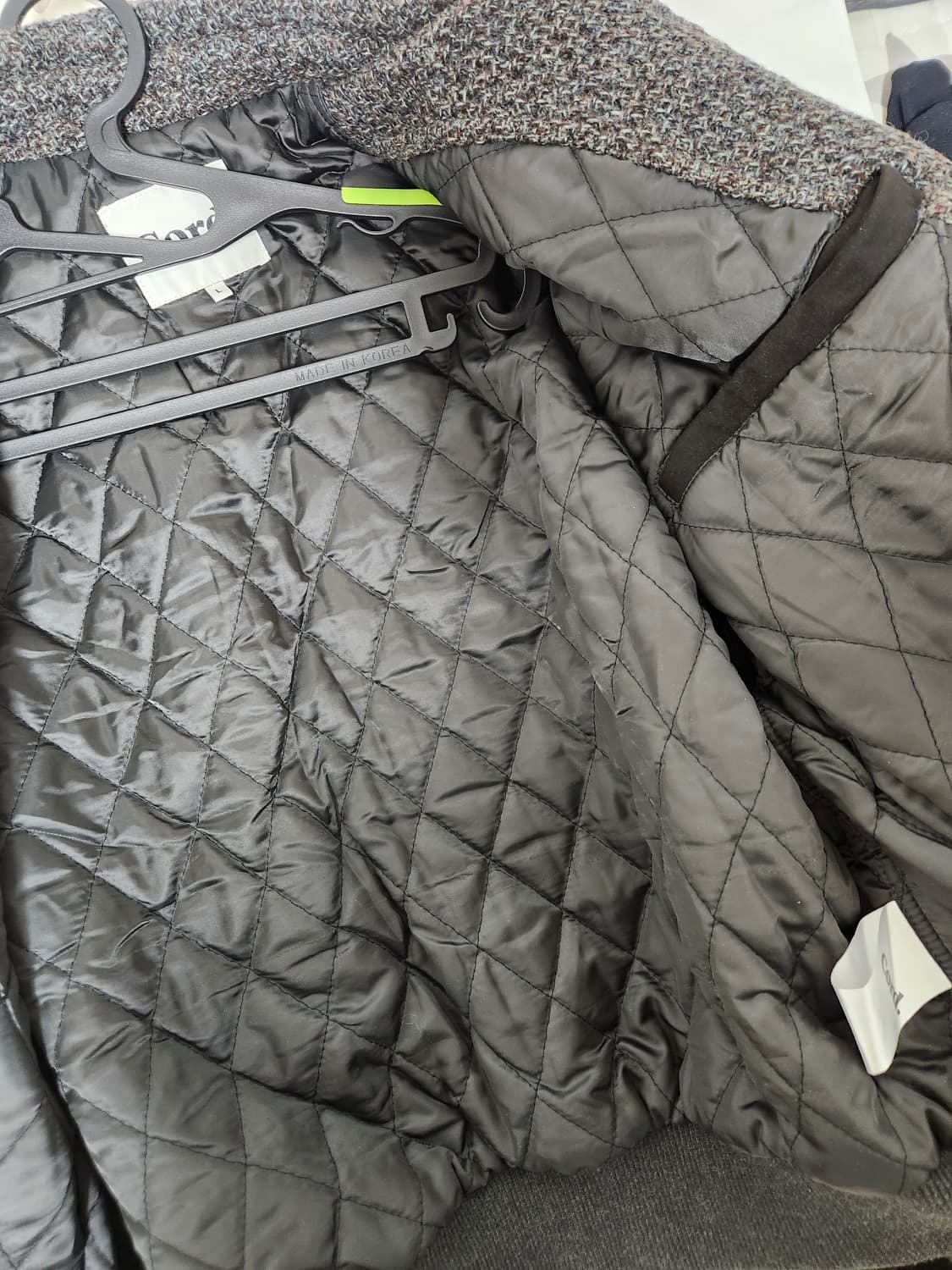 Cord 트위드 울 블루종 상품이미지6