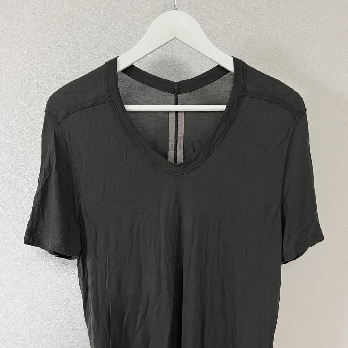 릭오웬스 14FW "MOODY" 절개 티셔츠 다크 더스트 상품이미지3