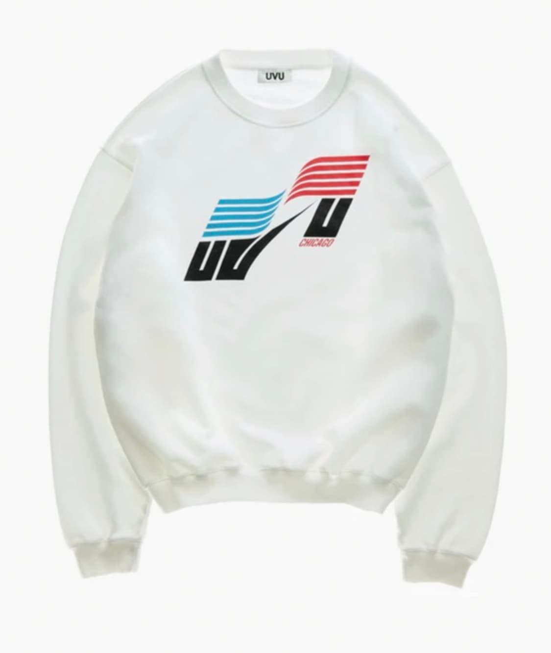 UVU 시카고 25 크루넥 화이트(맨투맨, 스웨셔츠) L 상품이미지1
