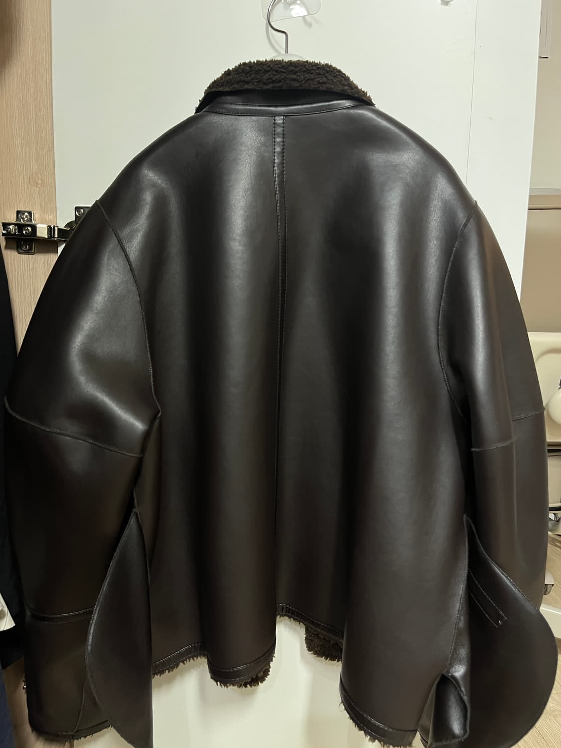 로우클래식 23Fw 리버시블 코트 브라운 상품이미지5