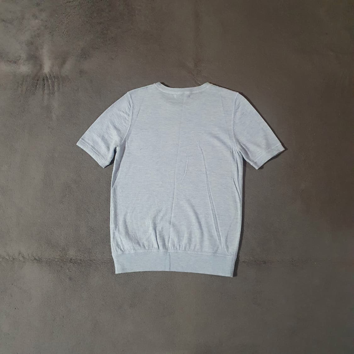 막스마라 울 실크 반팔 니트 M 스카이 상품이미지2