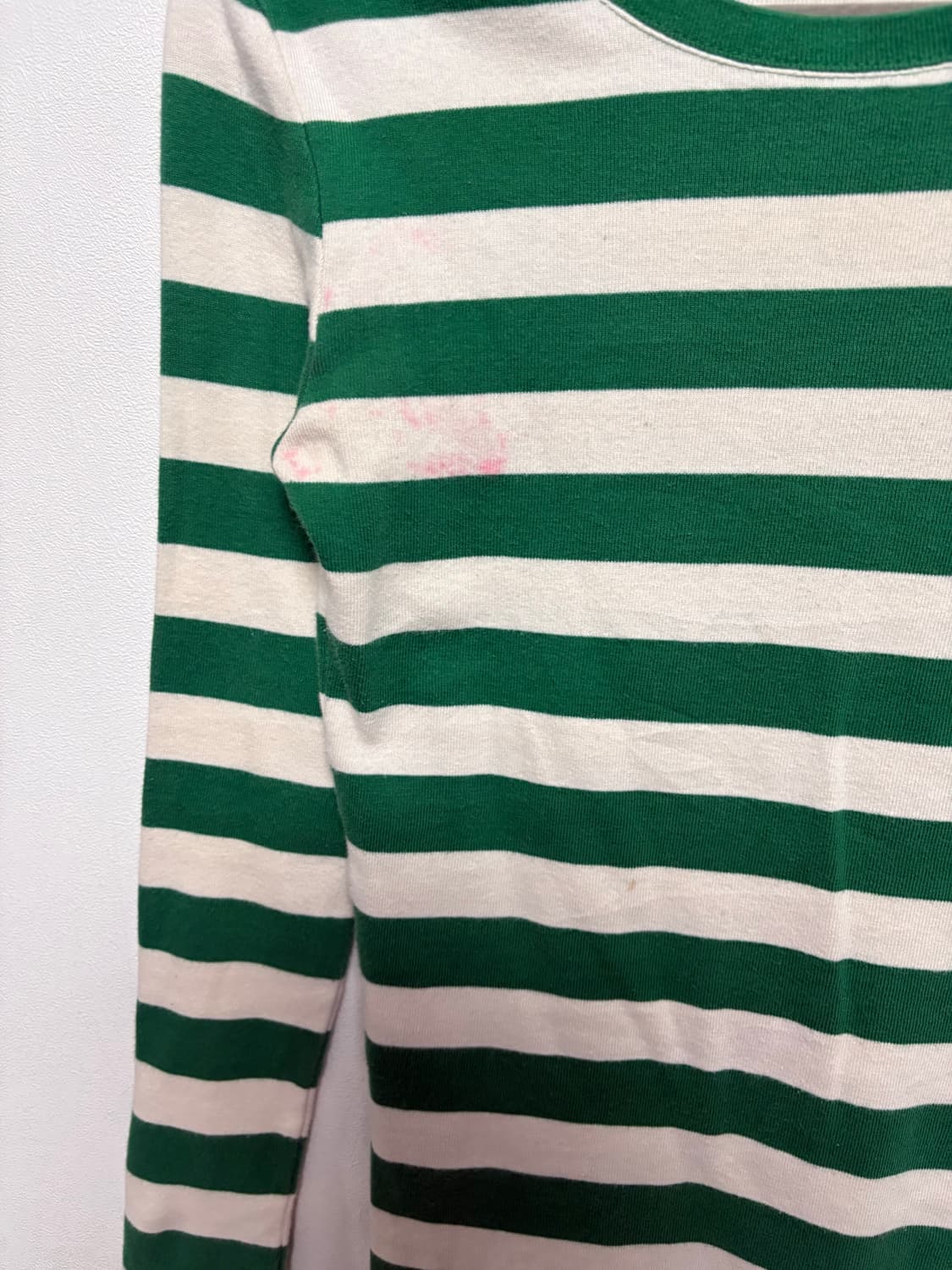 폴로 랄프로렌 배색 스트라이프 롱슬리브 티셔츠 상품이미지5