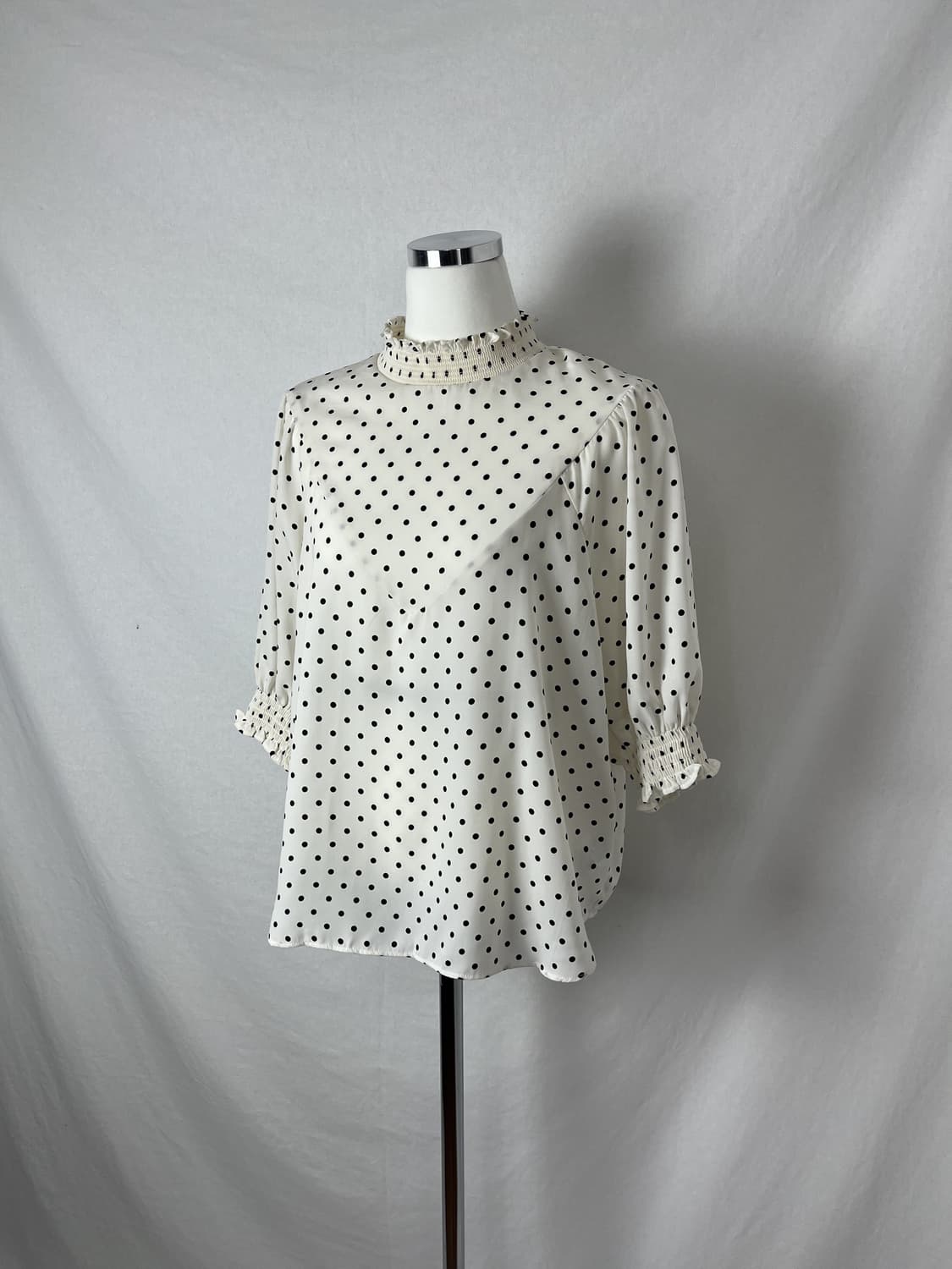 Vintage 도트 블라우스  상품이미지1
