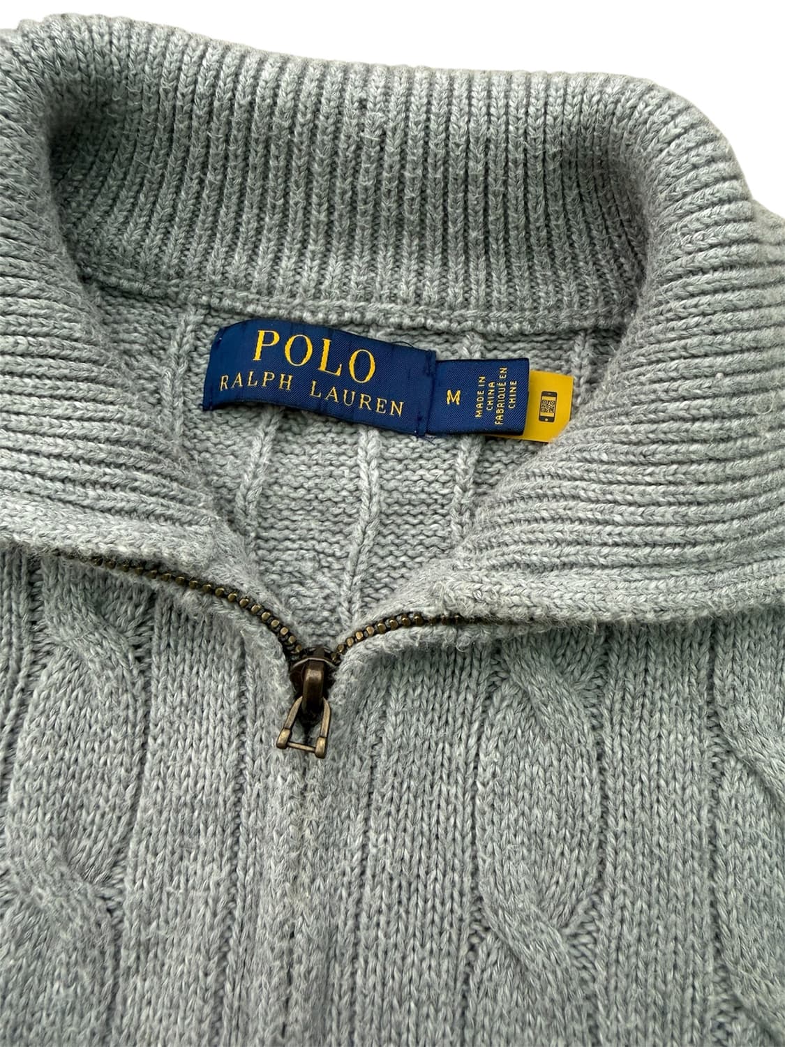 Polo by Ralph Lauren 폴로 랄프로렌 반집업 케이블 니트 상품이미지4