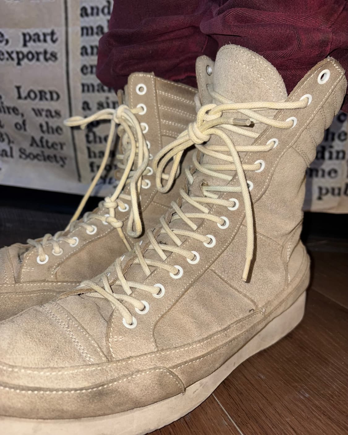 5351 pour les hommes Suede highcut boots 상품이미지1