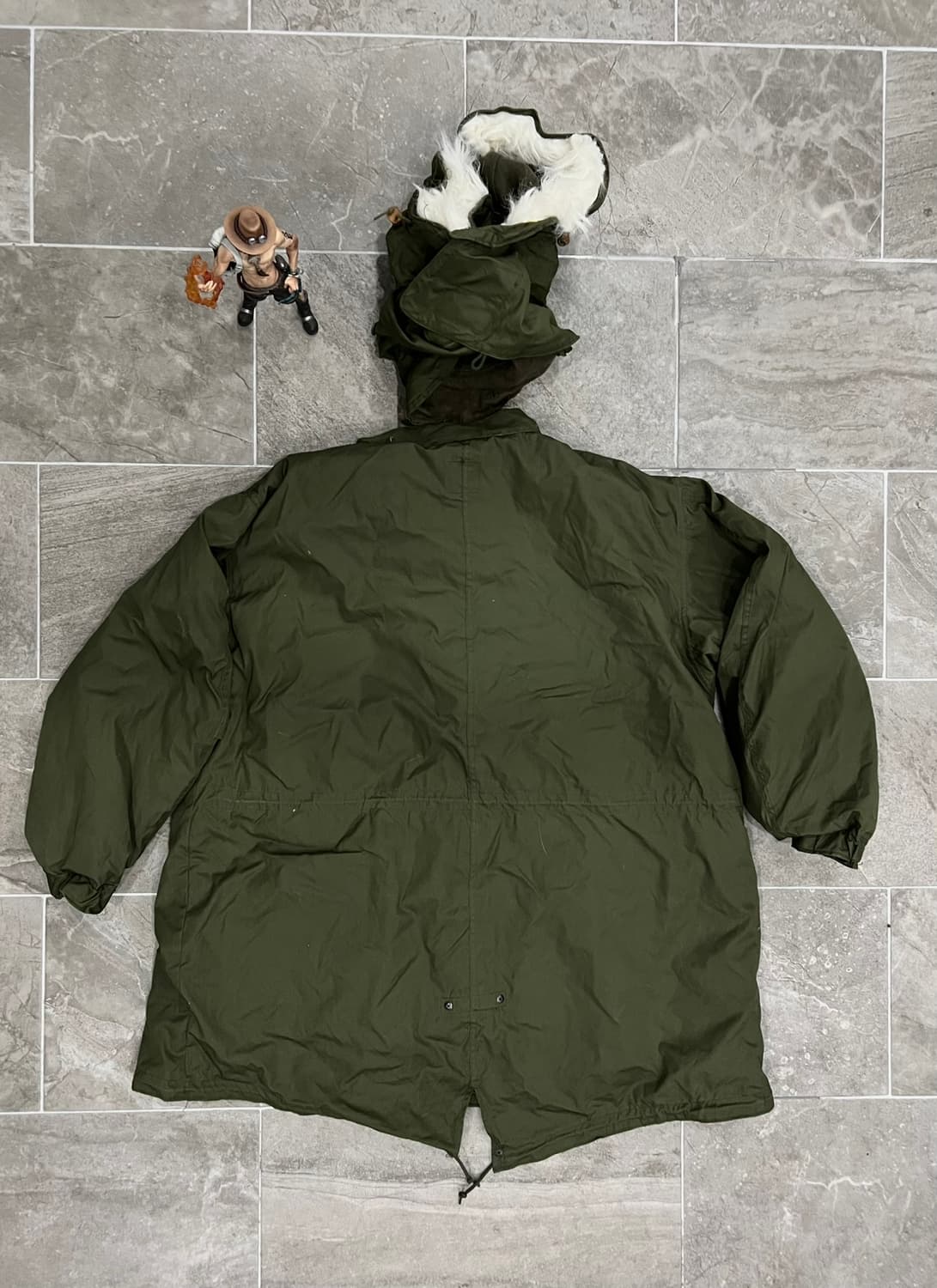 (XL) M65 피쉬테일 오리지널 개파카 풀셋 데드스탁 상품이미지2