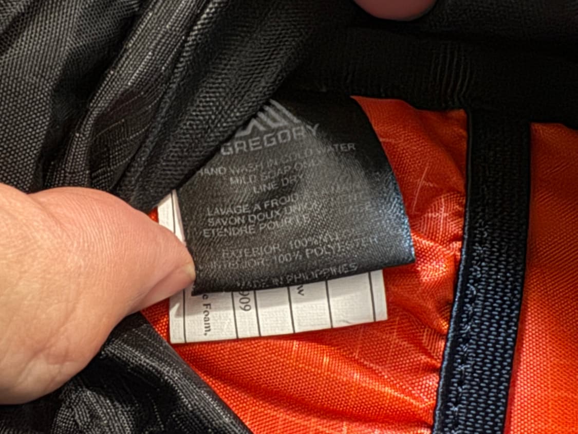 그레고리 나노 16 블랙 백팩 상품이미지4