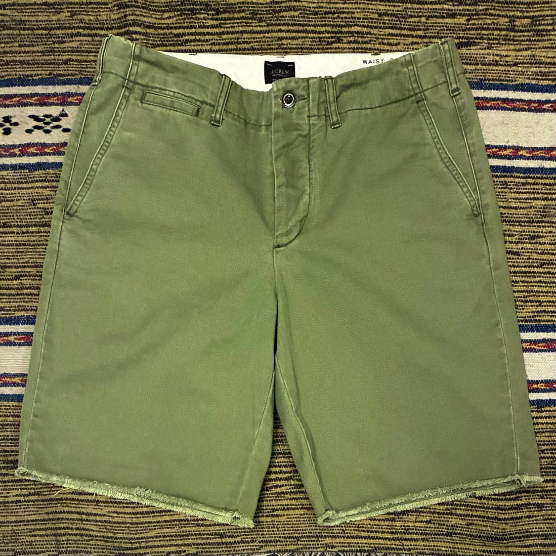(32)J.crew 제이크루 코튼 빈티지 카키 쇼츠 반바지 폴로쇼츠 상품이미지2