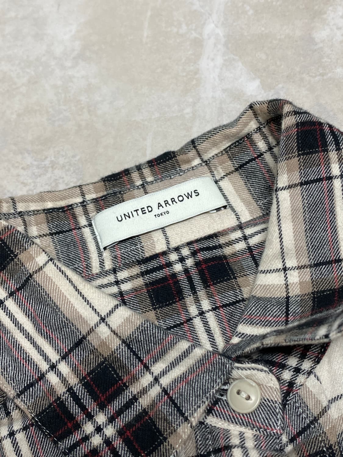 유나이티드 애로우즈 플란넬 셔츠 40 상품이미지3