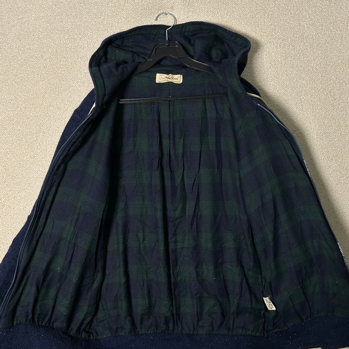  (L) Troy Bros 트로이브더라스 네이비 울 집업  상품이미지7