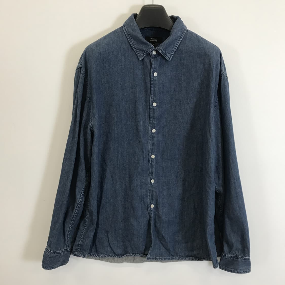 무신사스탠다드 릴렉스드 데님셔츠 미디엄인디고 [2XL] 상품이미지1