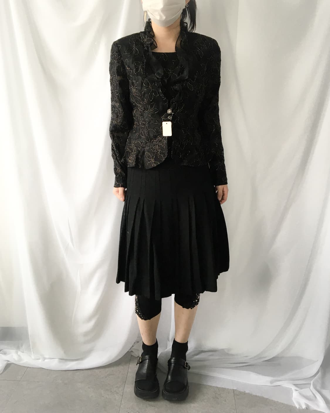 Embroidery pattern point jcaket 상품이미지6