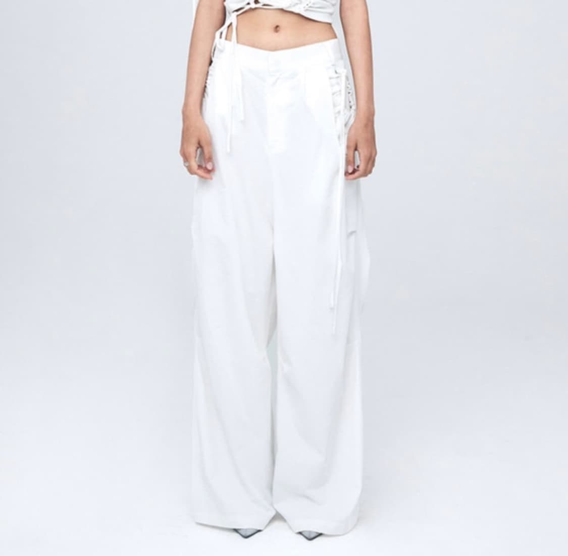 새상품 나체 nache CONSTRICT HOLE WIDE PANTS 상품이미지2