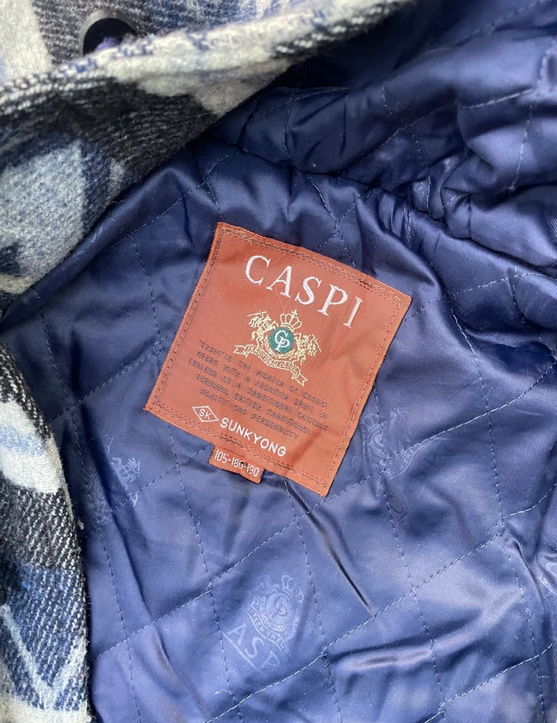 선경직물 caspi 더플코트 100~105 소장품 상품이미지4
