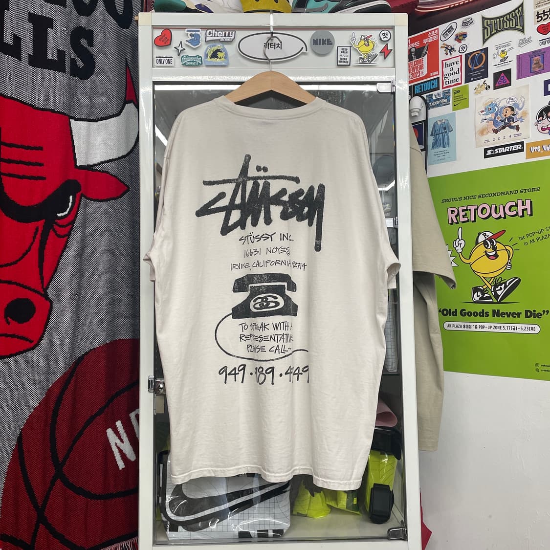 스투시 올드 폰 티 상품이미지4