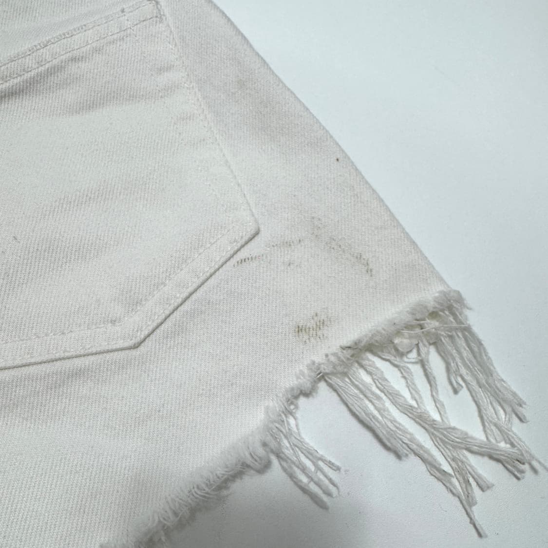 알렉산더왕 빈티지 디스트로이드 커팅 숏 팬츠 상품이미지4
