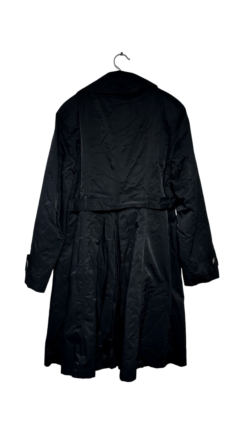 DKNY 블랙 벨티드 트렌치 코트 상품이미지2