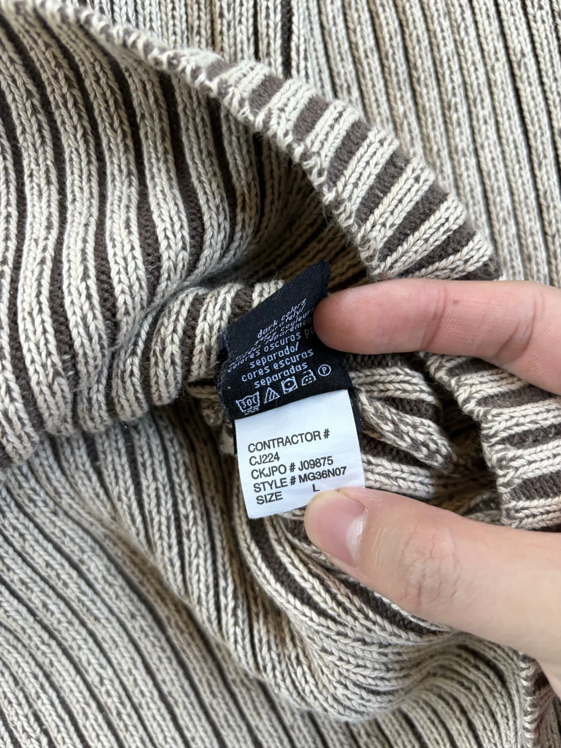 캘빈클라인 빈티지 니트 집업 상품이미지6