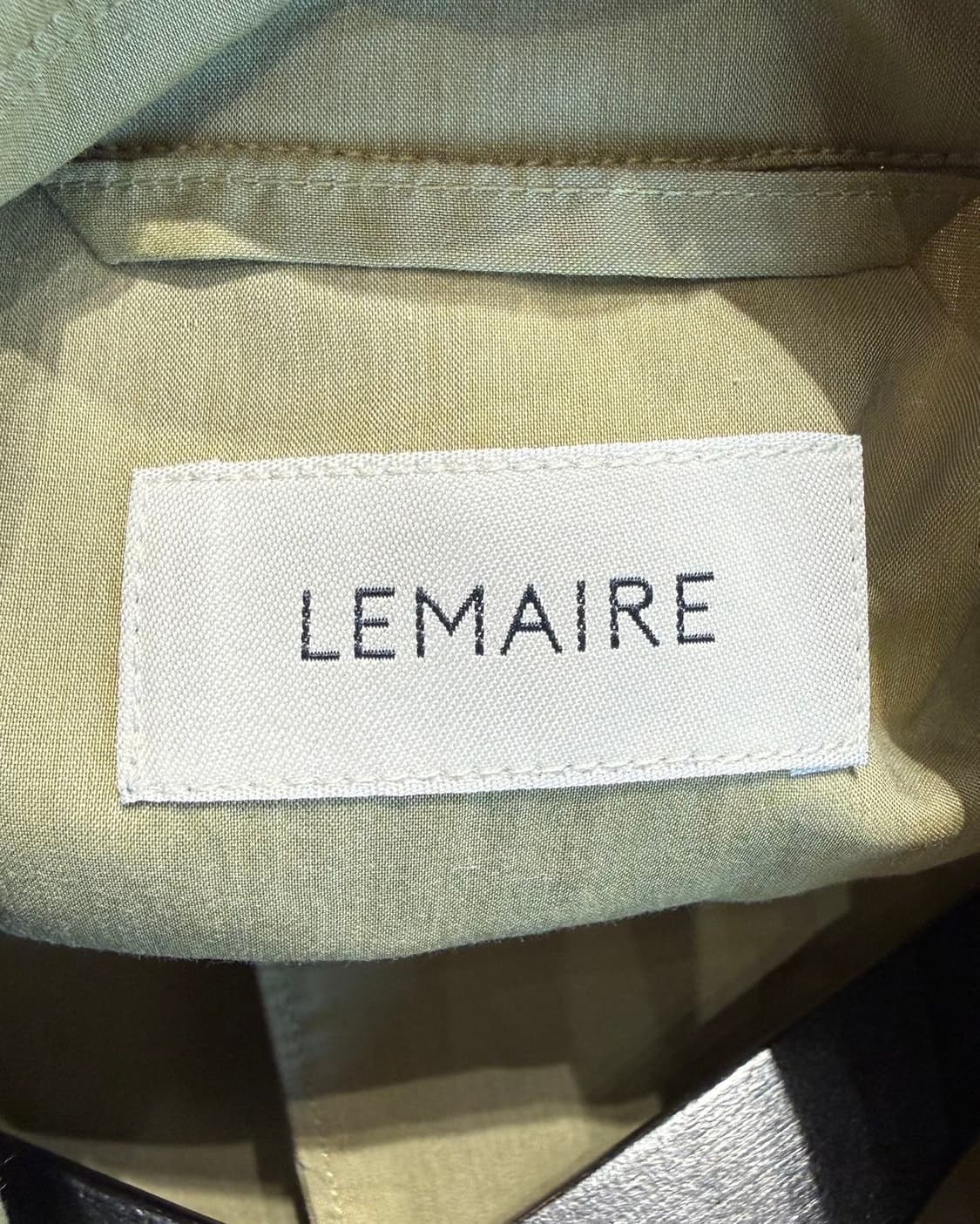 르메르 그린 컨버터블 포플린 하프 셔츠  상품이미지9