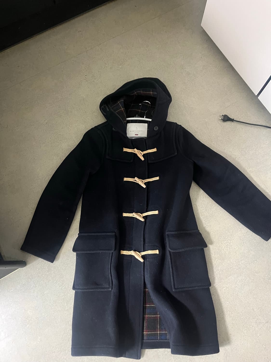 몽고메리 더플코트 클래식 네이비 영국산 직구 상품이미지3