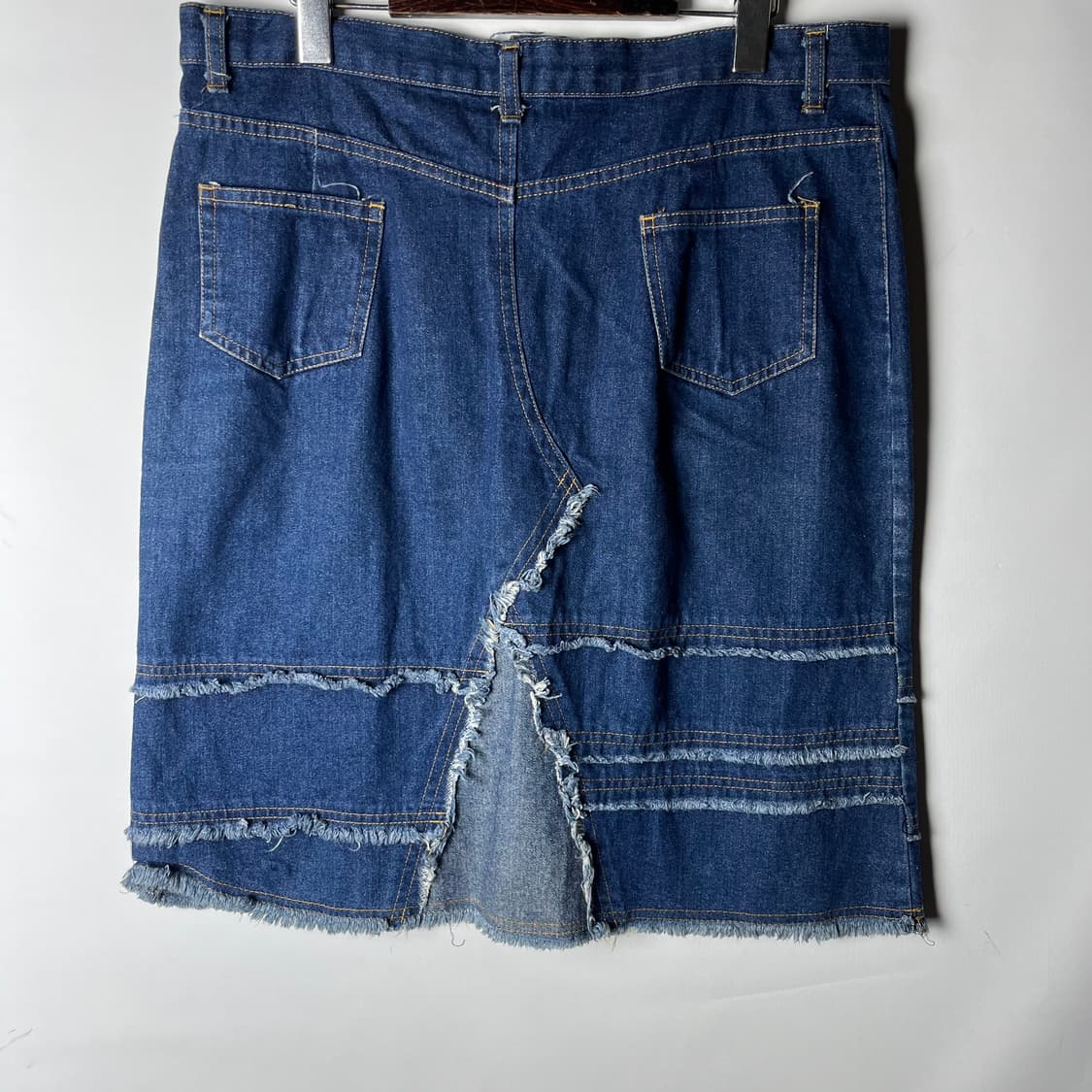 [JPN] 빈티지 쁘띠포켓 데님 미디스커트 상품이미지2