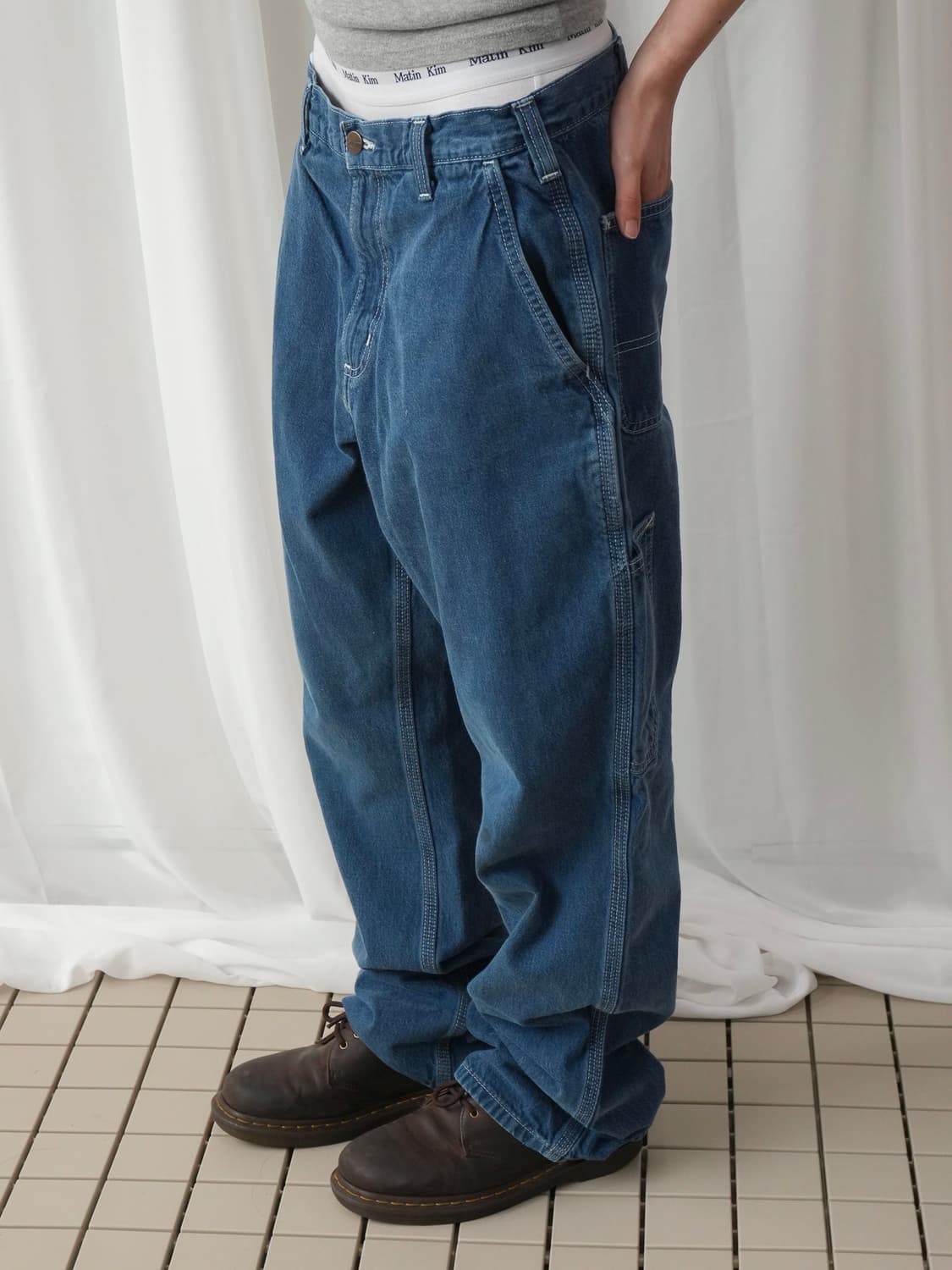 칼하트 카펜터 데님 382 DUNGAREE (32/30) 상품이미지6