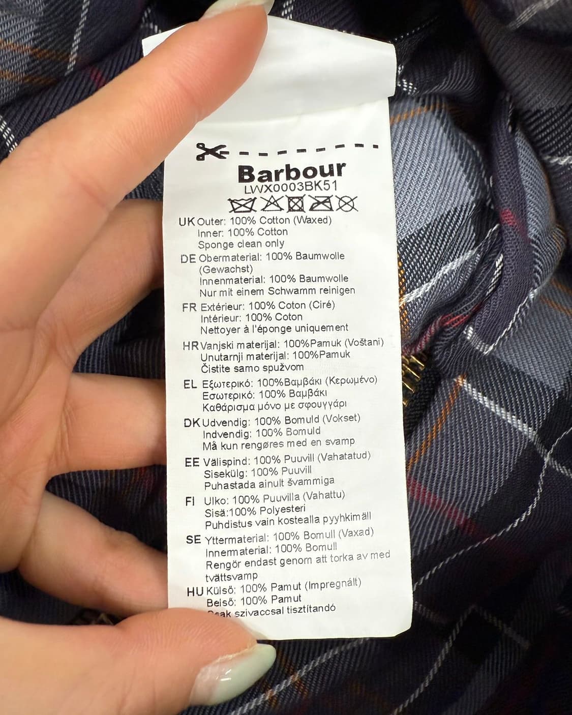 바버 블랙 인터내셔널 왁스 자켓  상품이미지8