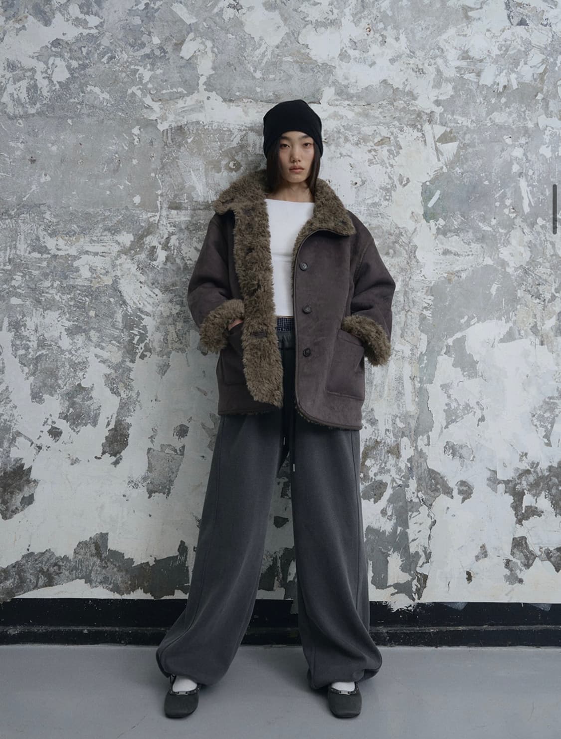 더엔엘 리버시블 시어링 무스탕 상품이미지3