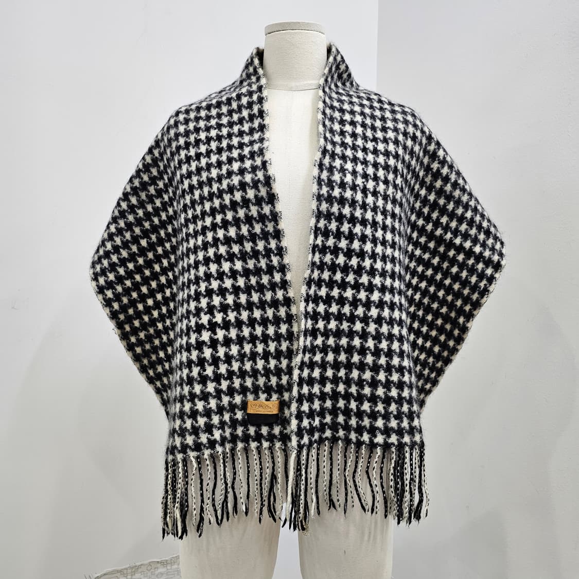 캐시미어 100% 하운드 체크 머플러 남녀공용  상품이미지1