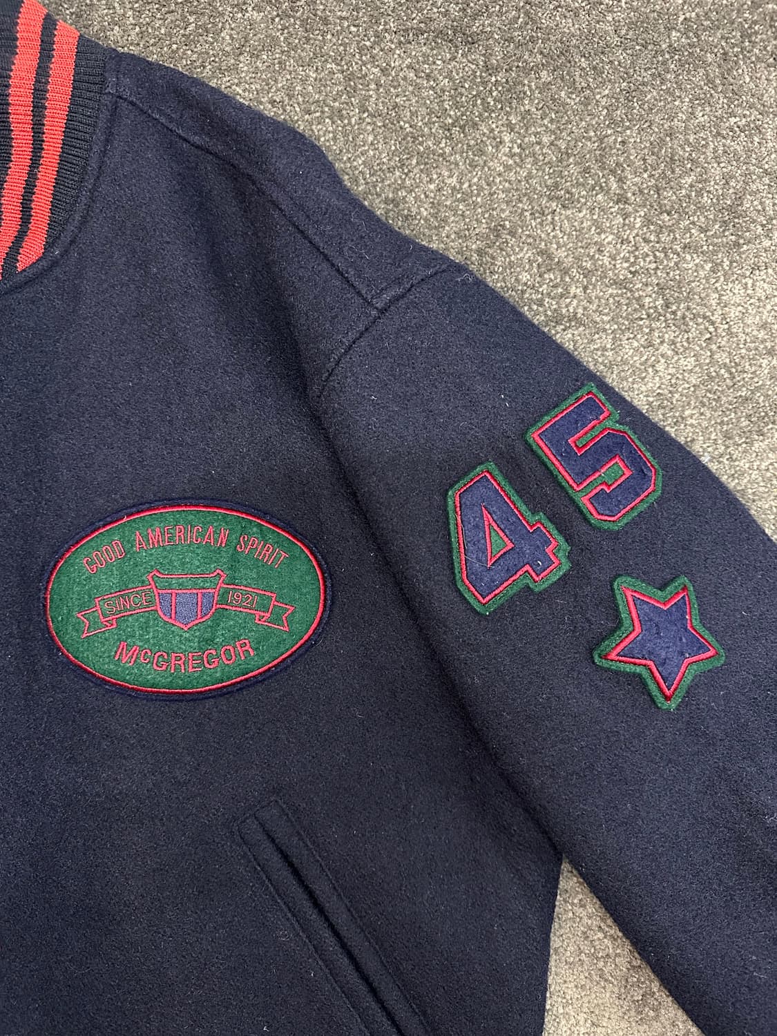 맥그리거 바시티 자켓 M 상품이미지2