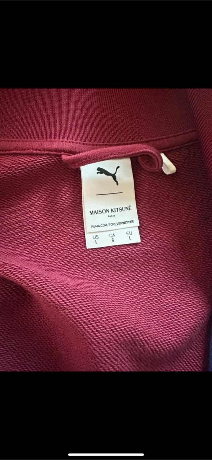 퓨마 메종키츠네 트랙셋업 상의L 하의M 상품이미지4