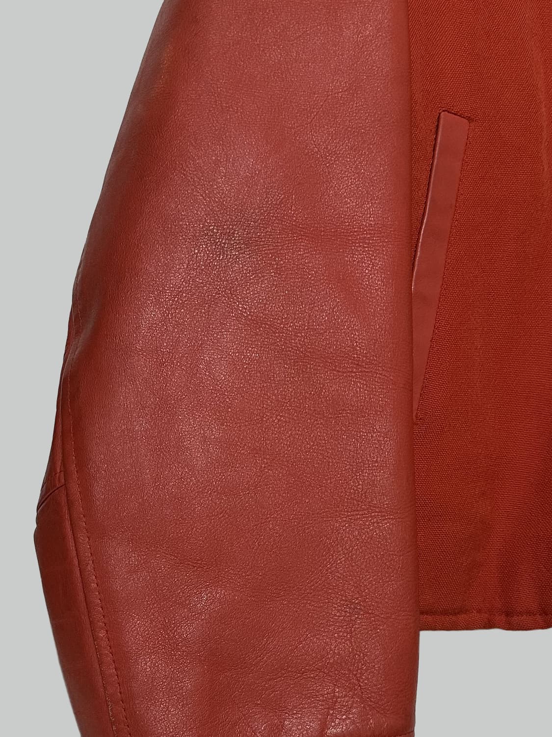 이세이 미야케 레더 봄버 자켓 상품이미지5